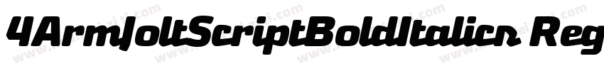 4ArmJoltScriptBoldItalics Regular字体转换